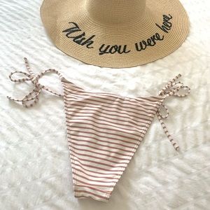 🆕 Striped String Bikini Bottoms 👙